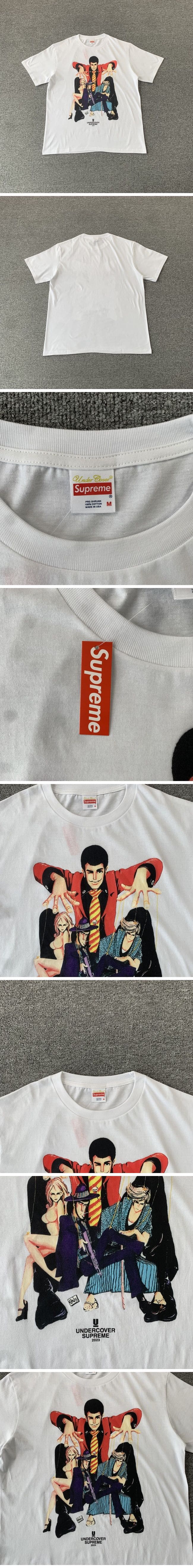 Supreme x Undercover 23SS Lupin Tee White シュプリーム アンダーカバー ルパン Tシャツ ホワイト