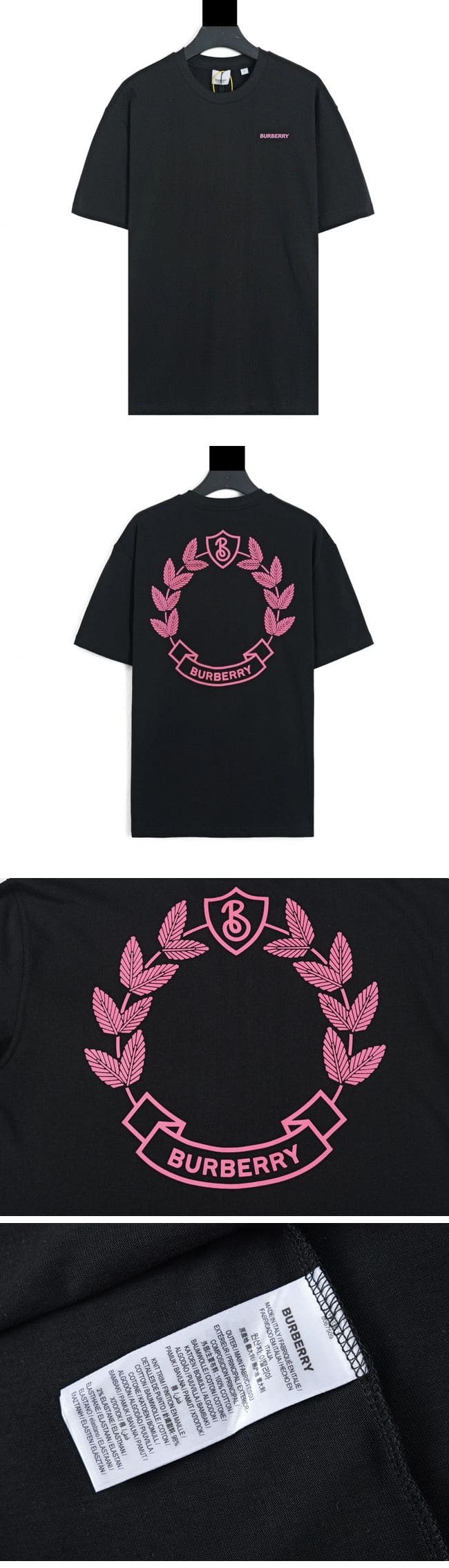 Burberry 23ss Print Logo Tee バーバリー 22ss プリント ロゴ Tシャツ ブラック