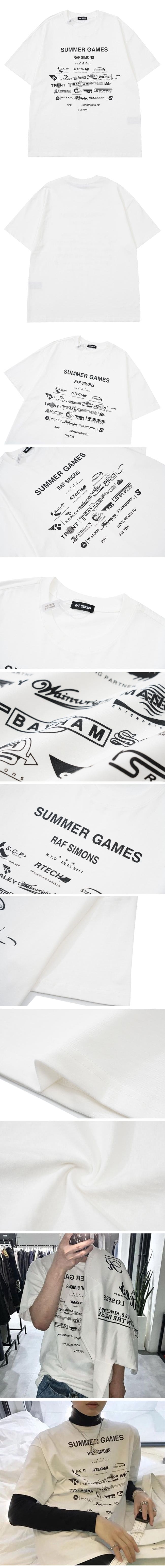 Raf Simons Summer Games Tee ラフシモンズ サマーゲームズ グラフィック Tシャツ