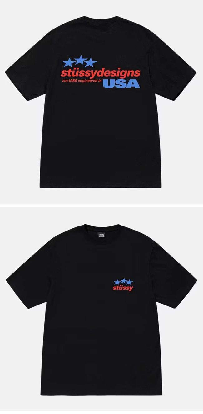 Stussy 23SS Stussy Designs USA Tee ステューシー デザインズ USA Tシャツ ブラック