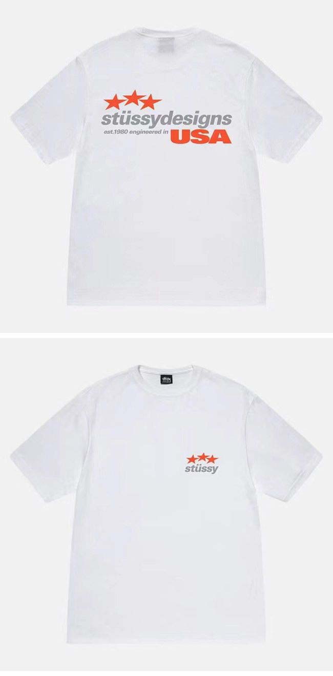 Stussy 23SS Stussy Designs USA Tee ステューシー デザインズ USA Tシャツ ホワイト