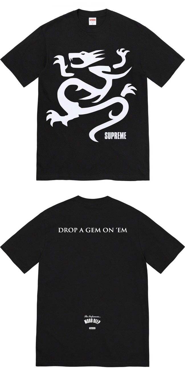 Supreme Mobb Deep Dragon T-shirt シュプリーム モブ ディープドラゴン Tシャツ ブラック