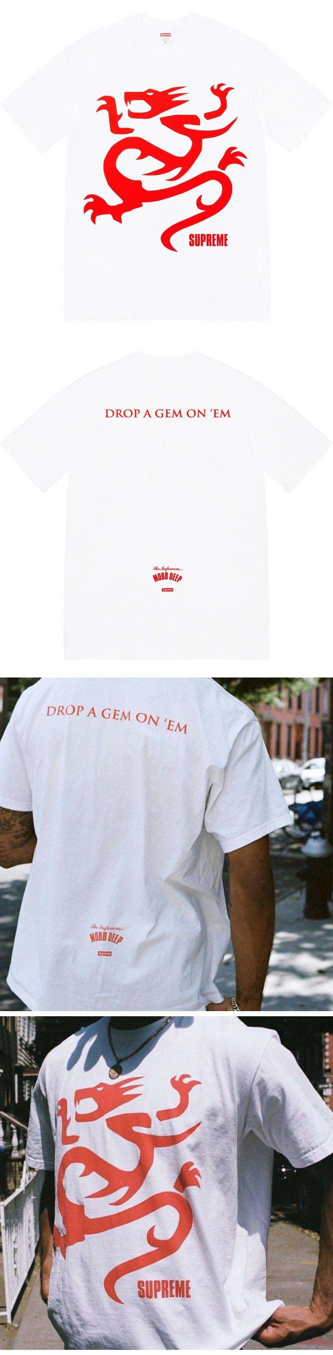 Supreme Mobb Deep Dragon T-shirt シュプリーム モブ ディープドラゴン Tシャツ ホワイト