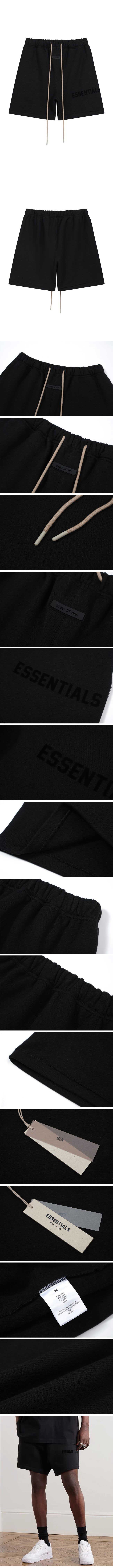 Fear of God Essentials FOG Black Logo Shorts フィアオブゴッド エッセンシャルズ ブラックロゴ ショーツ ハーフパンツ