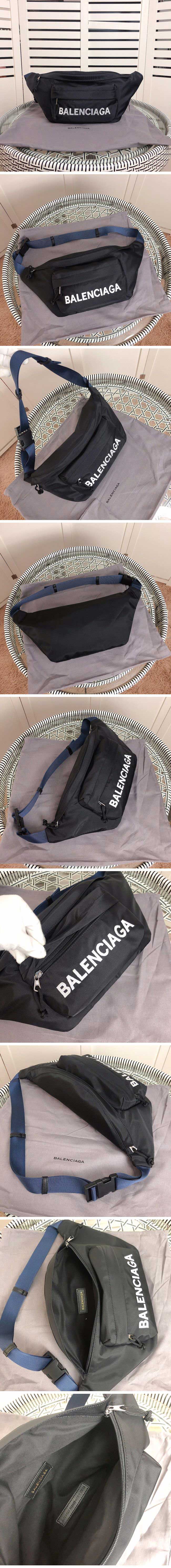 Balenciaga Logo CrossBody Bag Black バレンシアガ ロゴ クロスボディバッグ ブラック【N級】