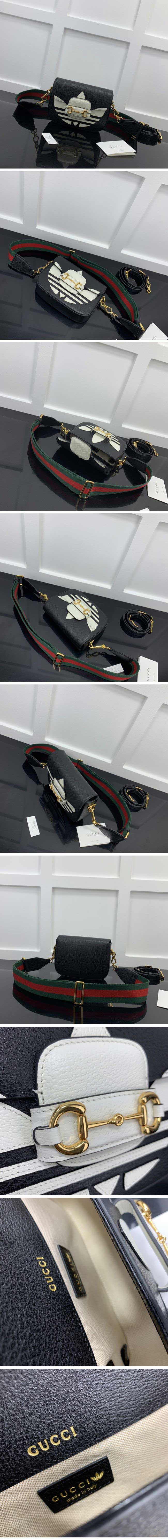 Gucci x Adidas Horsebit 1955 Mini Bag Black グッチ x アディダス ホースビット 1955 ミニバッグ ブラック【N級】