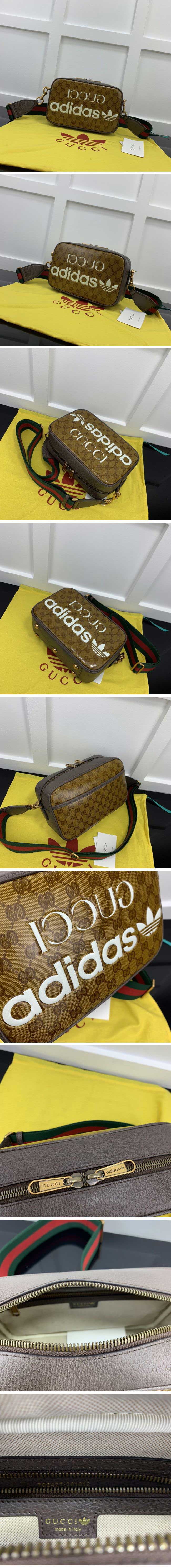 Gucci x Adidas Small Shoulder Bag GG supreme アディダス x グッチ スモール ショルダーバッグ GGスプリーム【N級】