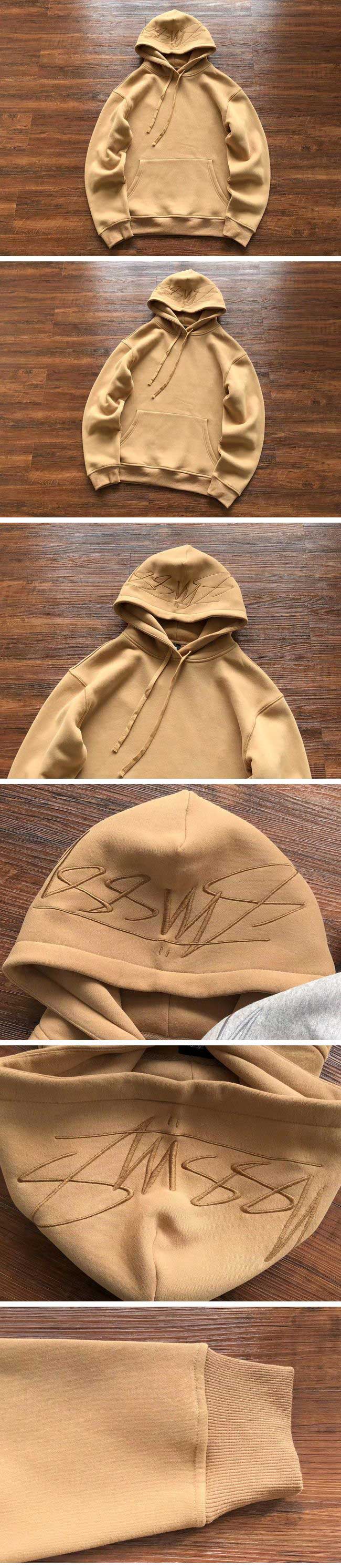 Stussy Back Hood Logo Parker ステューシー バック フード ロゴ パーカー ブラウン