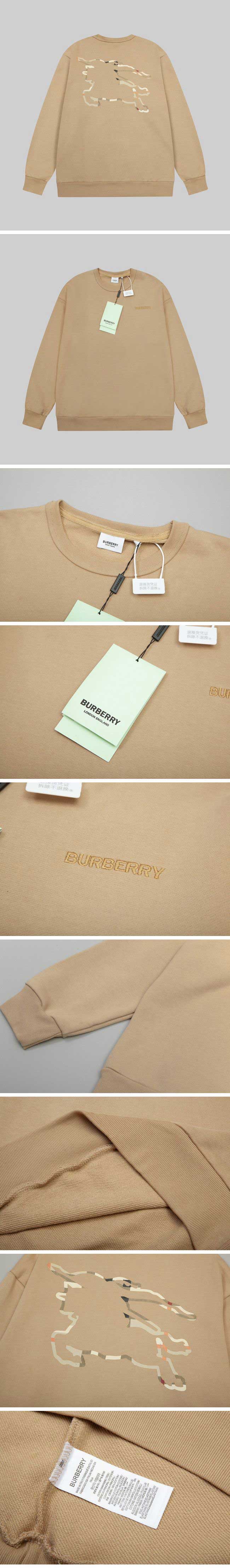 Burberry Silhouette Sorse Print Sweat バーバリー シルエット ホース プリント スウェット ブラウン