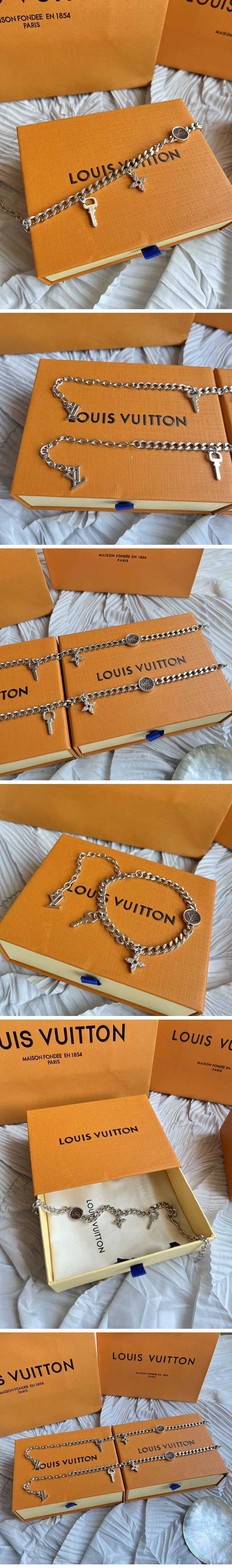 Louis Vuitton Monogram Key Design Bracelet ルイヴィトン モノグラム キー デザイン ブレスレット