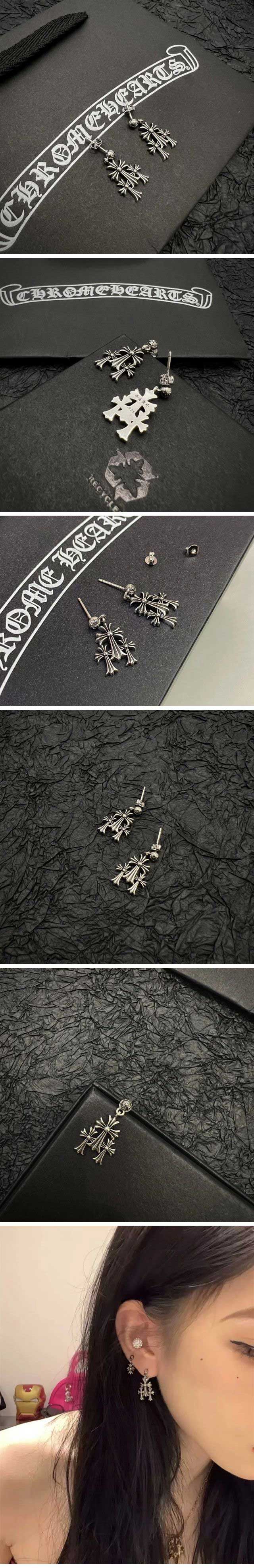 Chrome Hearts Triple Cross Pierce クロムハーツ トリプル クロス ピアス