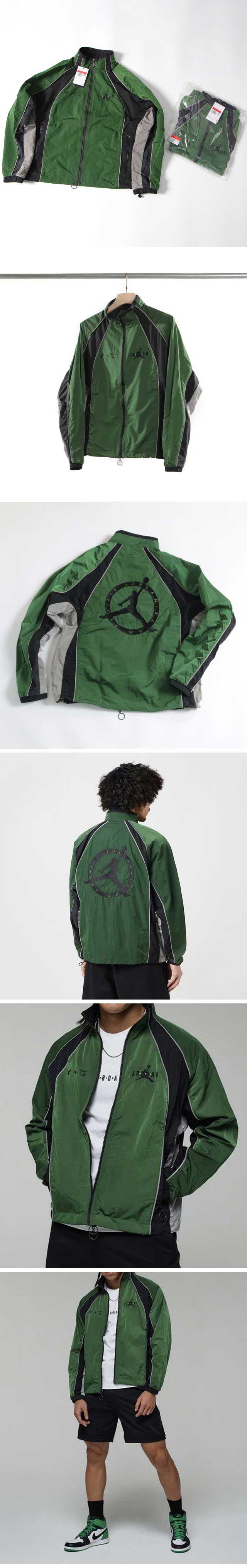 Off-White x Jordan Collaboration Green Jacket オフホワイト x ジョーダン コラボ グリーン ジャケット