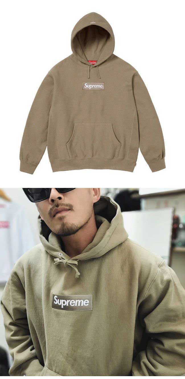 Supreme 23FW Camouflage Box Logo Sweat Parker シュプリーム 23FW カモフラージュ ボックス ロゴ スウェット パーカー ブラウン