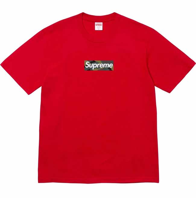 Supreme 23FW Camouflage Box Logo T-shirt シュプリーム 23FW カモフラージュ ボックス ロゴ Tシャツ レッド