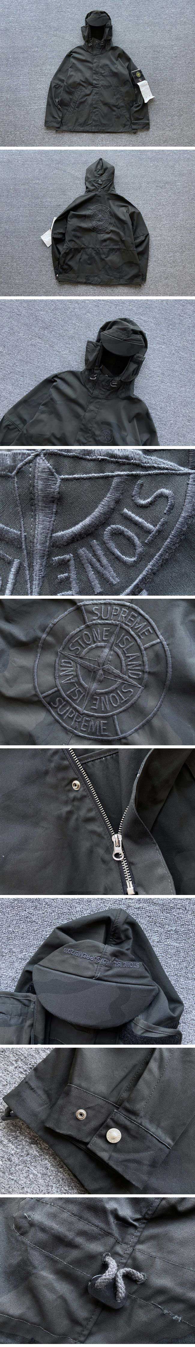 Supreme x Stone Island Jacket Parker シュプリーム x ストーン アイランド ジャケット パーカー ブラック