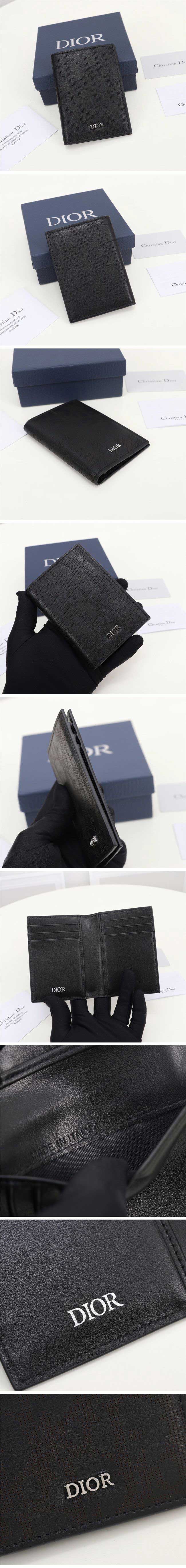 Dior Oblique Card Case ディオール オブリーク カード ケース ブラック