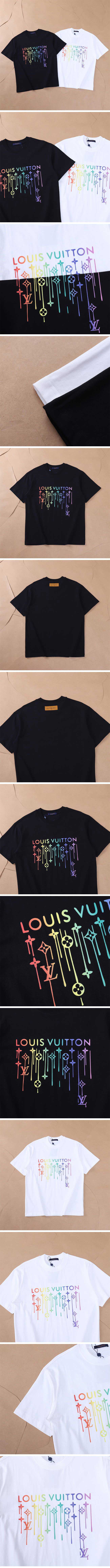 Louis Vuitton Rainbow Paint Logo Tee ルイヴィトン レインボー ペイント ロゴ Tシャツ