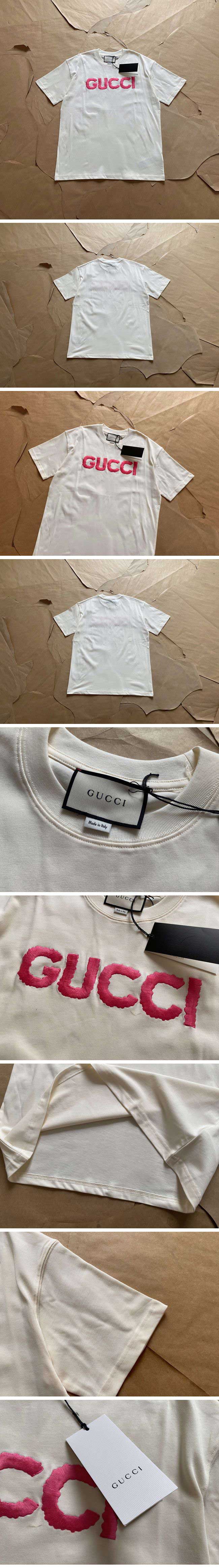 Gucci Embroidery Logo Tee グッチ エンブロイダリー ロゴ Tシャツ