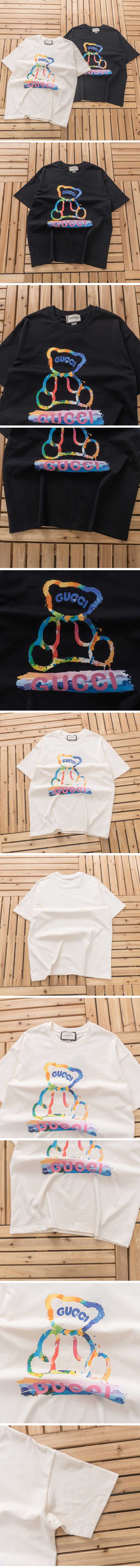 Gucci Rainbow Bear Print Tee グッチ レインボー ベア プリント Tシャツ