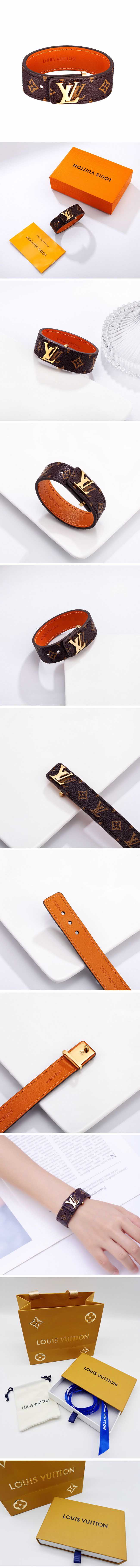 Louis Vuitton Monogram LV Wide Bracelet ルイヴィトン モノグラム LV ワイドブレスレット