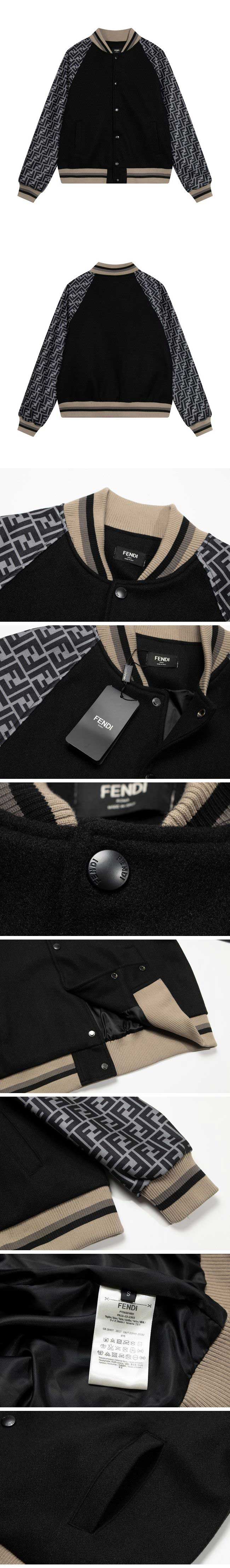 Fendi FF Logo Varsity Jacket FFロゴ バーシティ ジャケット
