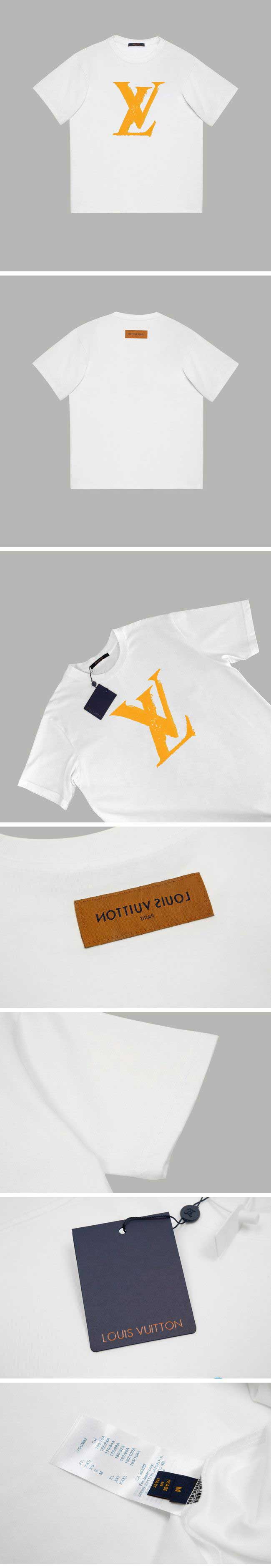 Louis Vuitton Graphic LV Print Tee ルイヴィトン グラフィック LV プリント Tシャツ ホワイト