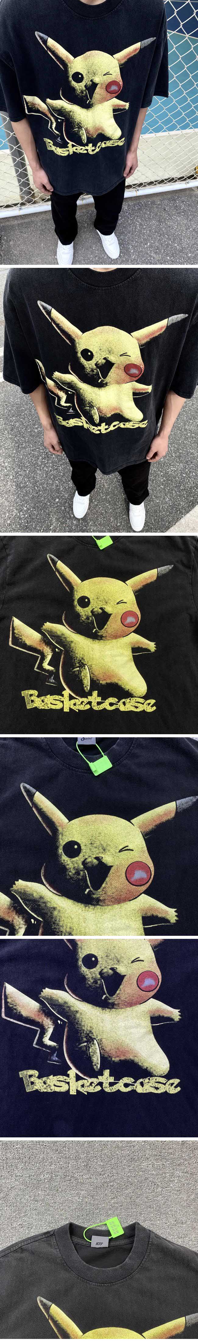 SAINT Mxxxxxx Pikachu Print Tee セントマイケル ピカチュー プリント Tシャツ