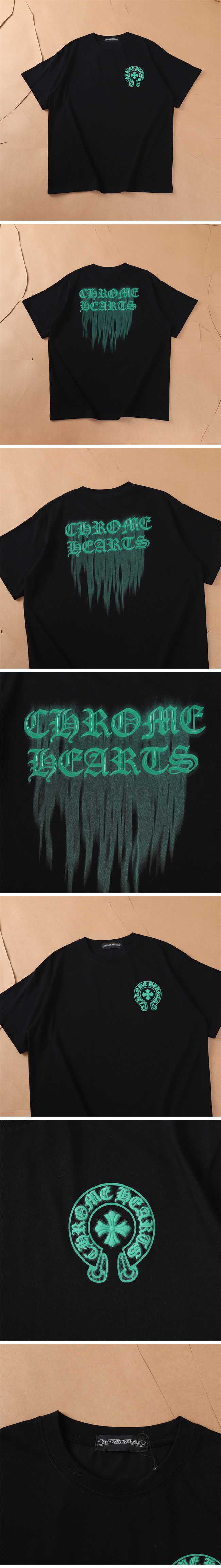 Chrome Hearts Back Droop Print Tee クロムハーツ バック ドロップ プリント Tシャツ ブラック