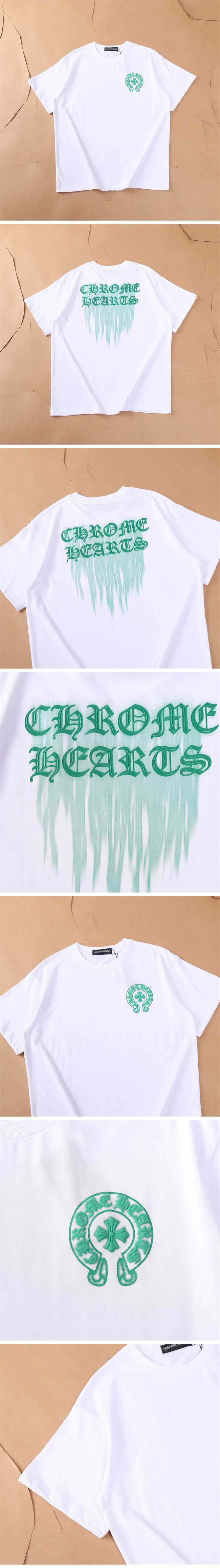 Chrome Hearts Back Droop Print Tee クロムハーツ バック ドロップ プリント Tシャツ ホワイト
