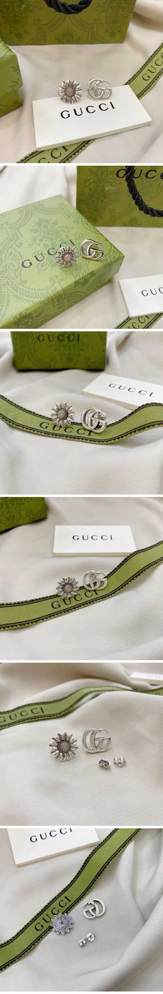 Gucci GG Flower Design Pierce グッチ GG フラワー デザイン ピアス