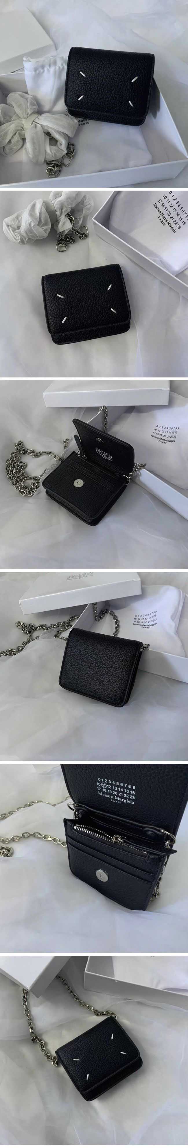 Maison Margiela Leather Chain Strap Small Wallet メゾンマルジェラ レザー チェーンストラップ スモール ウォレット 財布