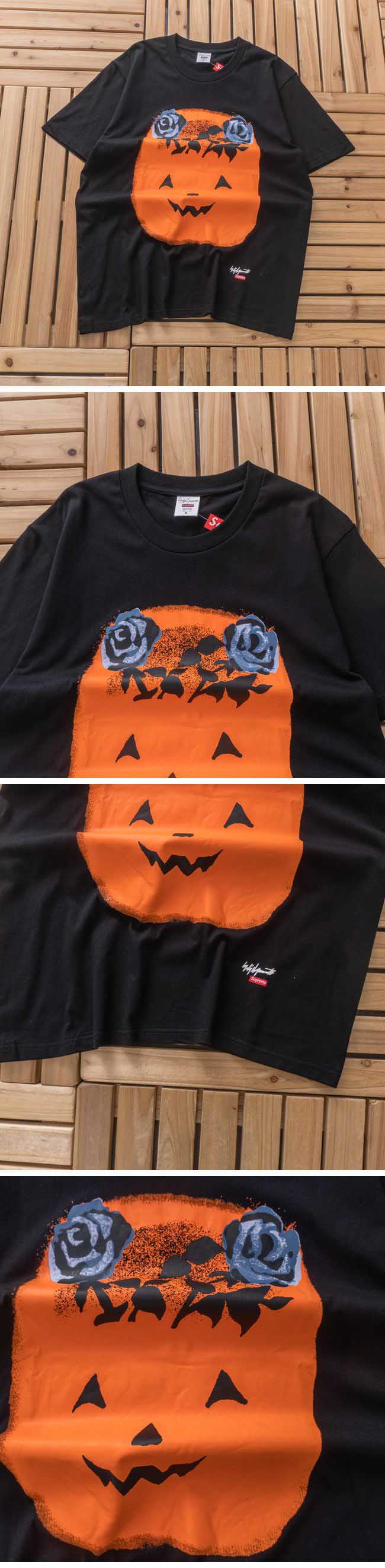 Supreme x Yohji Yamamoto 22FW Pumpkin Print Tee シュプリーム x 山本耀司 22FW パンプキン プリント Tシャツ ブラック