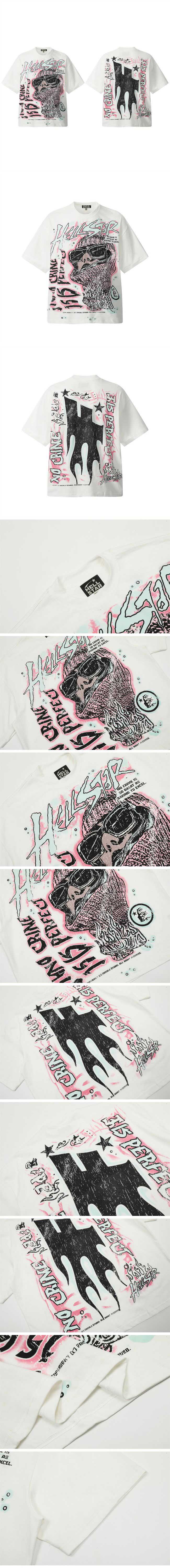 Hellstar Human Design Print Tee ヘルスター ヒューマン デザイン プリント Tシャツ