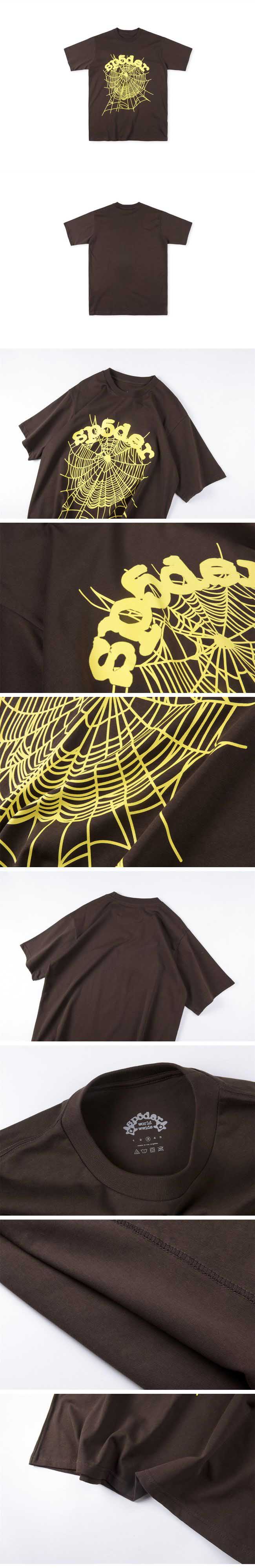 Sp5der Yellow Spider Logo Tee スパイダー イエロー スパイダー ロゴ Tシャツ
