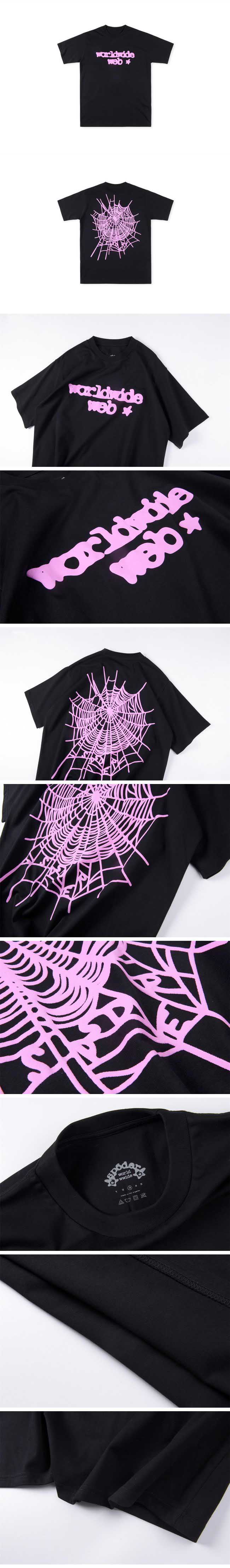 Sp5der Pink Spider Logo Tee スパイダー ピンク スパイダー ロゴ Tシャツ