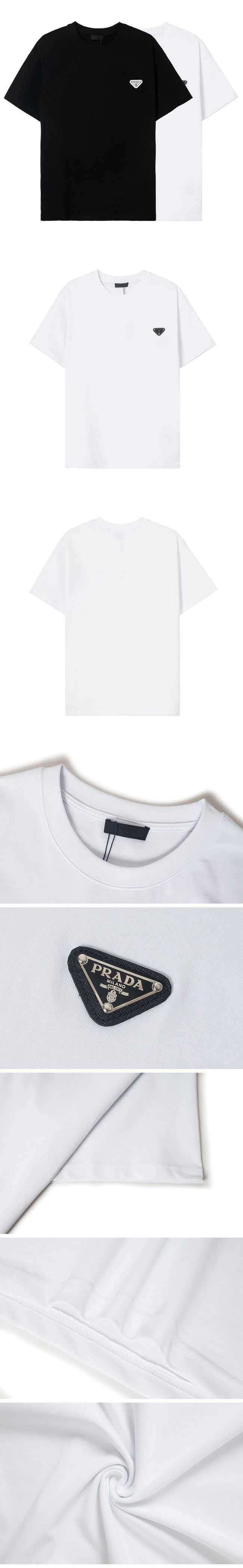 Prada Chest Triangle Logo Tee プラダ チェスト トライアングル ロゴ Tシャツ