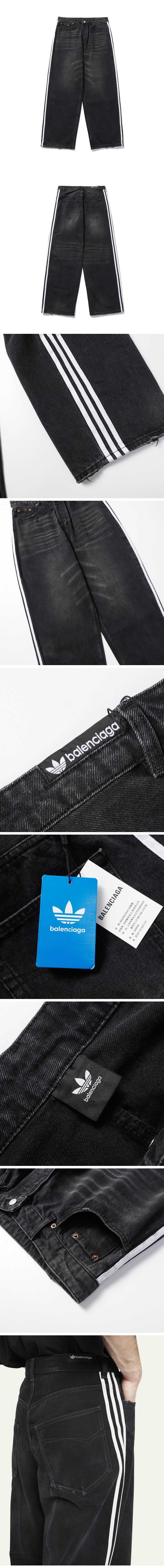Balenciaga x adidas Large Baggy Pants Black バレンシアガ x アディダス ラージ バギー パンツ ブラック
