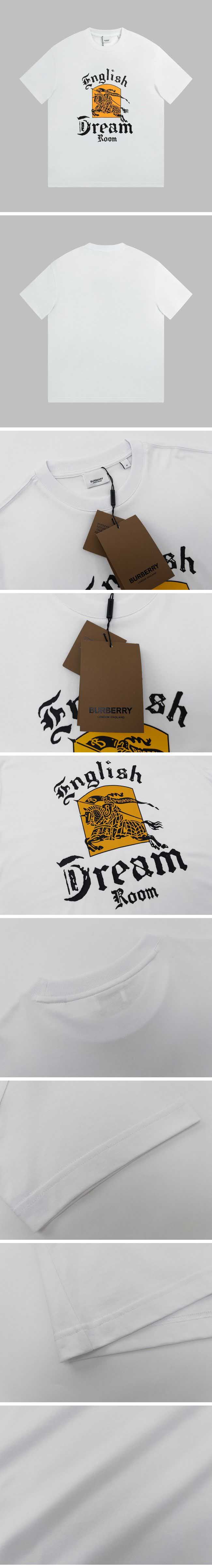 Burberry Slogan Print White Tee バーバリー スローガン プリント ホワイト Tシャツ