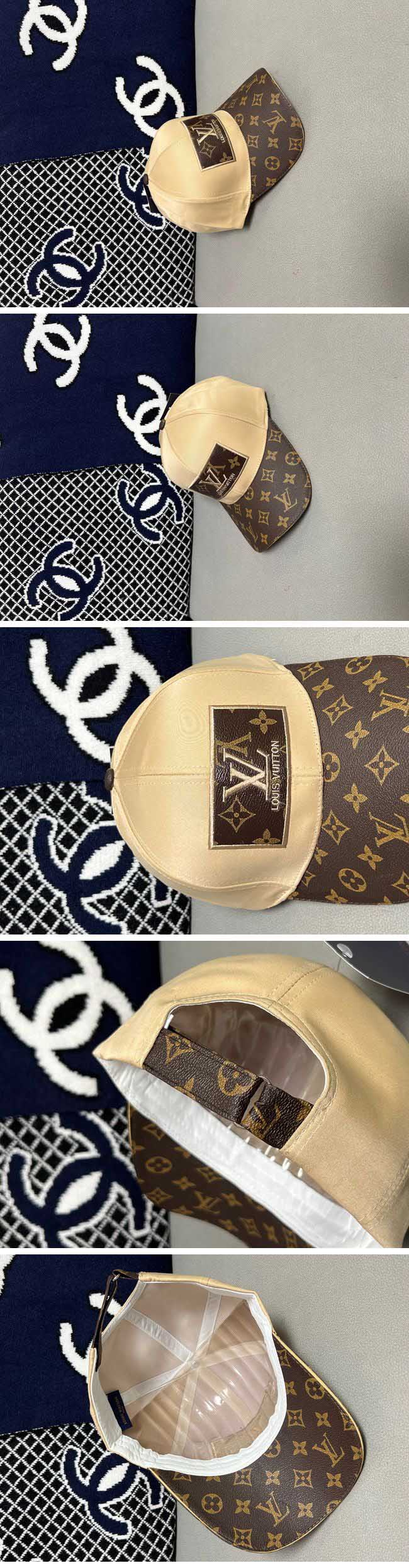 Louis Vuitton Monogram LV Box Logo Cap ルイヴィトン モノグラム LV ボックス ロゴ キャップ ブラウン