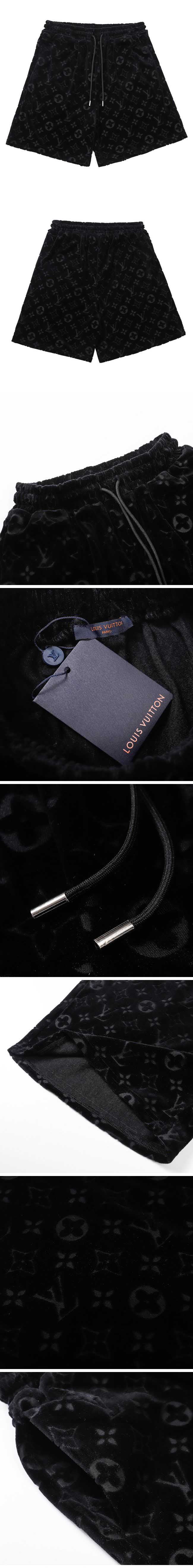Louis Vuitton Monogram Velvet Shorts ルイヴィトン モノグラム ヴェルヴェット ハーフパンツ