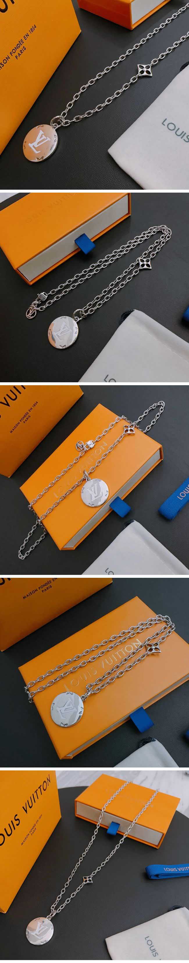 Louis Vuitton LV Coin Charm Necklace ルイヴィトン LV コイン チャーム ネックレス