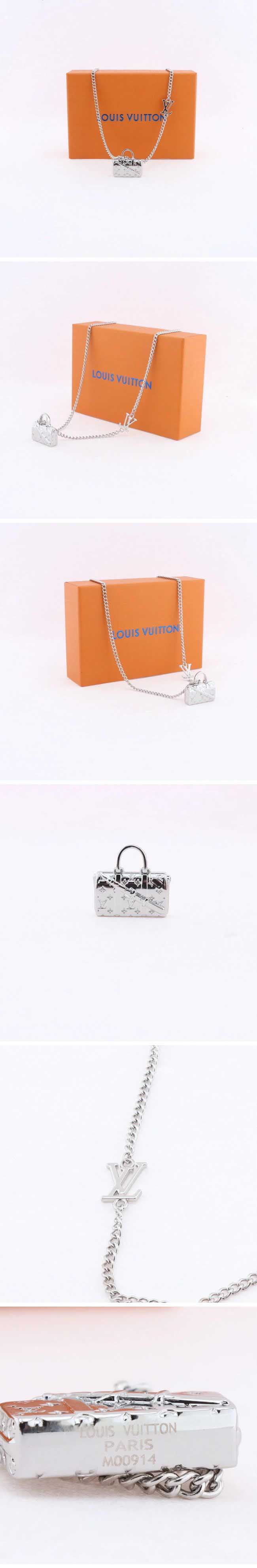 Louis Vuitton Boston Bag Charm Necklace ルイヴィトン ボストンバッグ チャーム ネックレス
