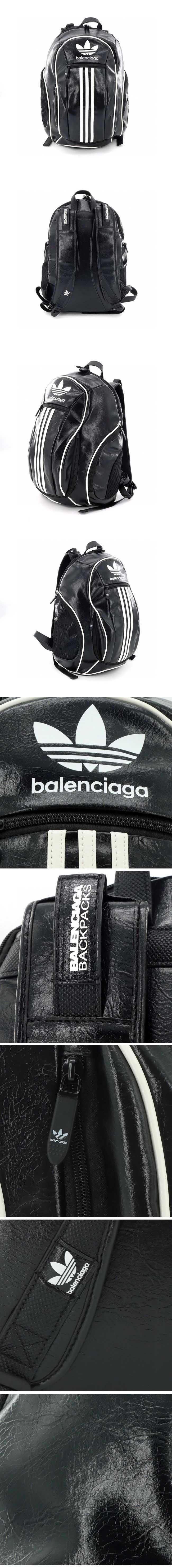 Balenciaga x Adidas Small Backpack Black/Black バレンシアガ x アディダス スモール バックパック ブラック/ブラック