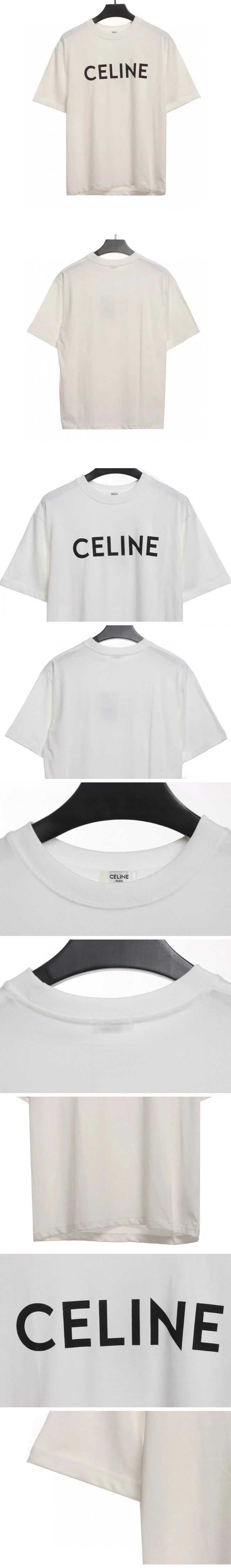 Celine Logo Tee White セリーヌ ロゴ Tシャツ ホワイト