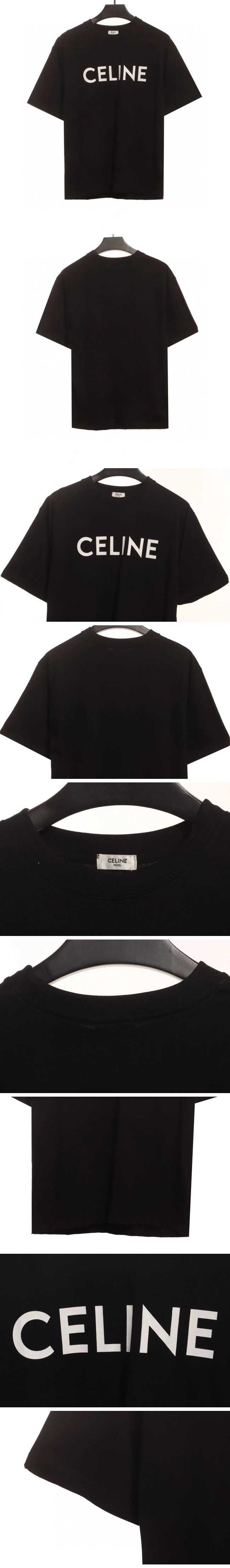 Celine Logo Tee Black セリーヌ ロゴ Tシャツ ブラック