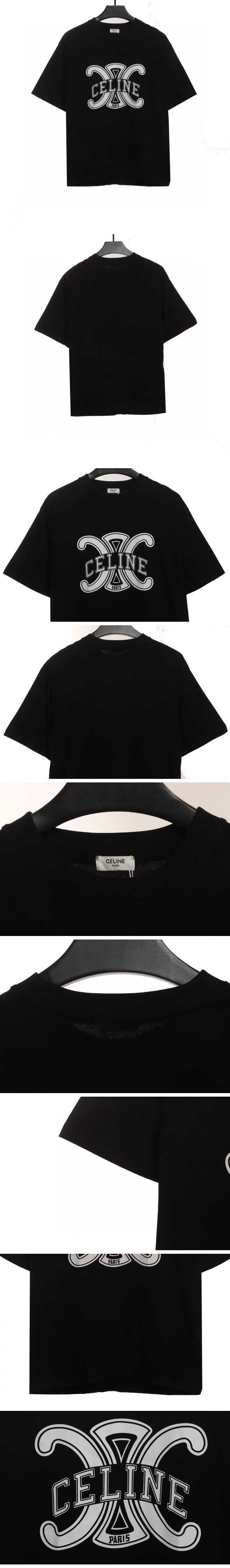 Celine Triumph Logo Tee Black セリーヌ トリンフ ロゴ Tシャツ ブラック
