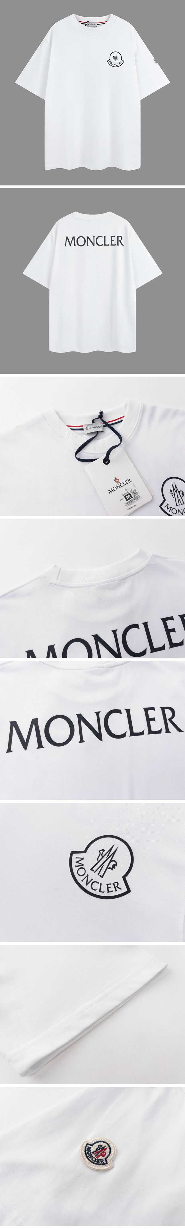 Moncler Chest Logo Tee モンクレール チェスト ロゴ Tシャツ ホワイト