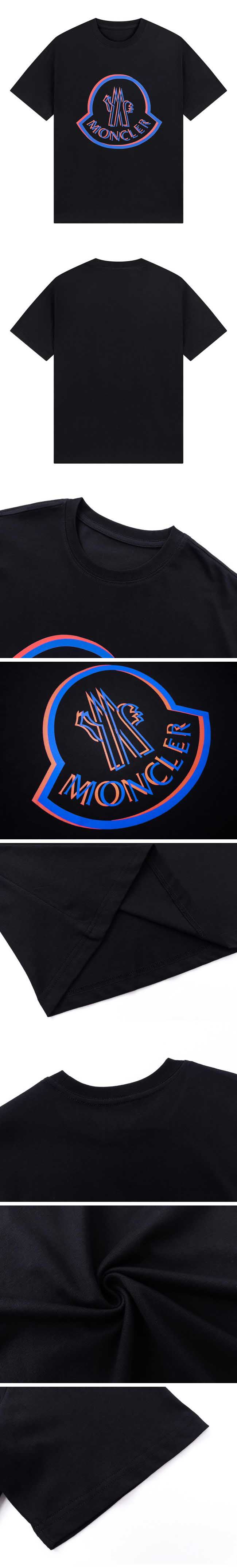 Moncler 3D Logo Tee モンクレール 3D ロゴ Tシャツ ブラック