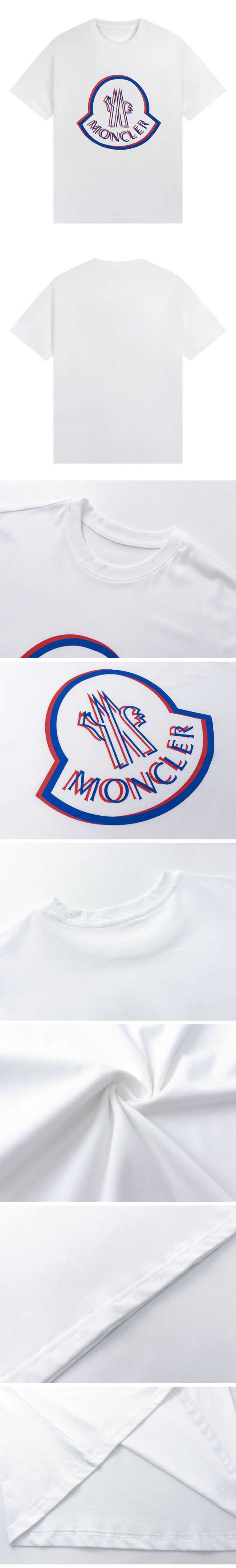 Moncler 3D Logo Tee モンクレール 3D ロゴ Tシャツ ホワイト