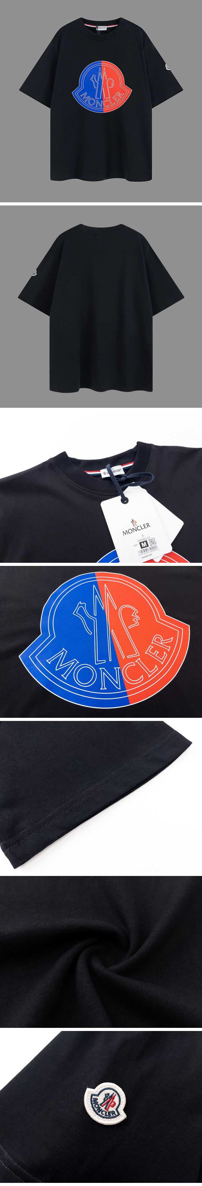 Moncler 2color Logo Tee モンクレール 2カラー ロゴ Tシャツ ブラック